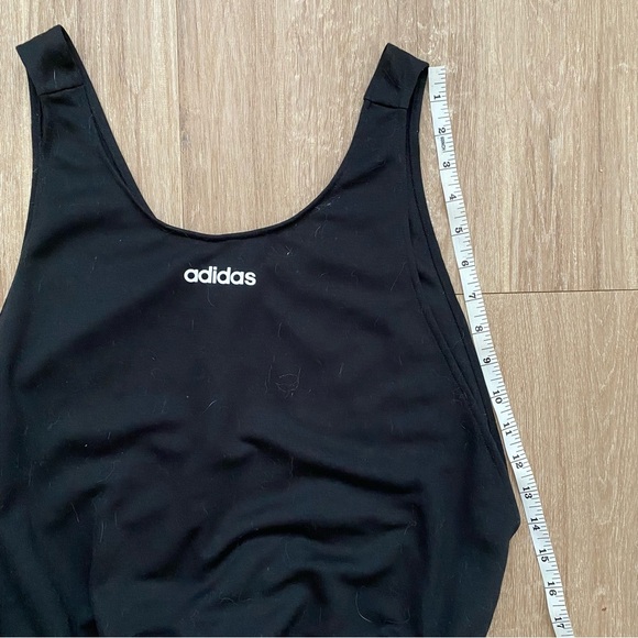 Adidas AAA Performance Scoop Neck Tank Romper Jumpsuit Black Size Medium - Picture 16 of 16